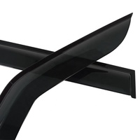 Déflecteurs de Vitres de Voiture Noirs Injectés avec Logo pour BYD Shark 2024 2025 – Accessoires Pare-Pluie