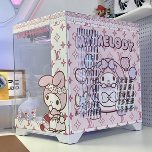 NPC Custom <strong>Cases</strong> <strong>Mini</strong>-<strong>ITX</strong> Micro-ATX Gaming Desktop <strong>Case</strong> Full Tower <strong>with</strong> Side Panel Window Customizable Computer <strong>Cases</strong> &amp; Towers - Product Image 3