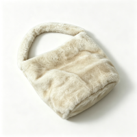 Sac seau en fausse fourrure pour femme, sac à bandoulière en peluche, grande capacité, sac hobo moelleux, sac à main personnalisé avec logo, imprimé léopard d'hiver, sac duveteux