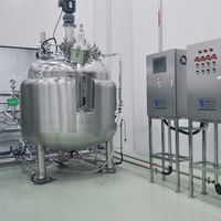 Cuve de mélange en acier inoxydable 316L 100L 200L 500L 1000L 2000L 10KL, cuve de mélange sous pression avec pompe et agitateur