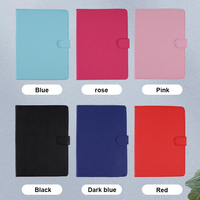 Étui pour tablette en cuir avec support pliant universel de 10 pouces avec housse de protection pour tablette multifonction avec clavier sans fil