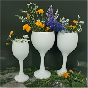 Grandes jardinières d'intérieur modernes, vase décoratif sur pied pour salon, hall d'hôtel, support de plantes de luxe - Product Image 5