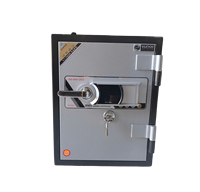 Caja Fuerte Ignífuga YUNOS YNS-56E de Alta Seguridad para Montaje en Pared con Código Electrónico/Llave, Impermeable, para Uso Comercial
