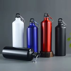 Bouteille d'eau sport en alliage d'aluminium, légère, portable, personnalisable avec logo, idéale pour les cadeaux promotionnels d'entreprise, pour le vélo et la randonnée. - Product Image 5