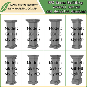 ลายเส้นตกแต่งผนังที่ออกแบบทันสมัยกันน้ำน้ำหนักเบาสำหรับภายนอก - Product Image 2