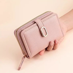 Portafoglio da <span class=keywords><strong>donna</strong></span> <span class=keywords><strong>con</strong></span> cerniera, portafoglio multifunzione, porta carte di grande capacità, <span class=keywords><strong>portamonete</strong></span> - Product Image 2