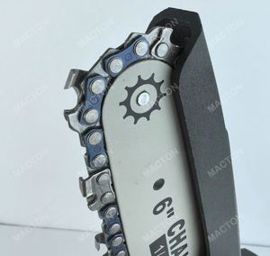 Scie à chaîne électrique sans fil miniature de 6 pouces, scie à chaîne électrique à batterie - Product Image 6