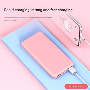 HDL OEM/ODM พาวเวอร์แบงค์แบบพกพาขนาดบาง 10000mah รองรับการชาร์จเร็ว PD 22.5W ดีไซน์บางเฉียบ พร้อมไฟ LED และที่วางโทรศัพท์ - Product Image 5