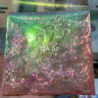 Pigment en paillettes effet miroir multicouche caméléon de qualité cosmétique Shengzhu, série QA, pour vernis à ongles et cuir (inorganique)