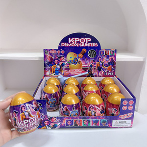 Kpop Stich <span class=keywords><strong>LOL</strong></span> Kuromi Boîte aveugle à oeufs torsadés <span class=keywords><strong>Boule</strong></span> surprise Poupée pendentif Porte-clés Dessin animé Jouet fait main Cadeau mignon pour les enfants - Product Image 2
