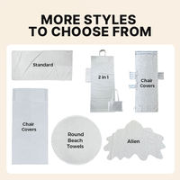 Serviette de plage gaufrée en microfibre personnalisée par sublimation, séchage rapide, anti-sable, imprimé coton, style turc, forme robe à capuche