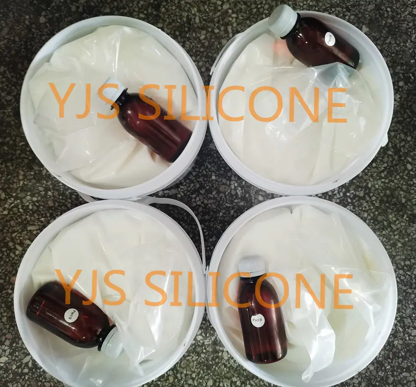 brushable liquid silicone rubber making molds for vertical surface