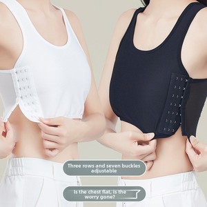 Sujetador Deportivo Delgado Sin Costuras, Antichoque, Antibacteriano, <span class=keywords><strong>de</strong></span> Poliéster/Nylon, para Estudiantes, Disimula Senos Grandes - Product Image 1