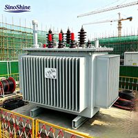 Transformator Daya Terendam Minyak Amorf SinoShine S20 630kVA Peralatan Listrik Transformator Inti
