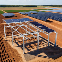 Système de montage solaire, structure en acier PV pour panneaux solaires, toit solaire, abri solaire pour voiture