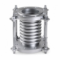 Compensateur axial à soufflet métallique à bride avec tige de liaison pour raccord de tuyauterie contrainte industriel