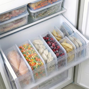 Boîte de rangement pour réfrigérateur, base en PP transparente, organisateur, vente en gros, export, approvisionnement au détail - Product Image 5