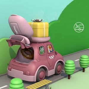 Juguetes de Plástico para Niños 2023, Mini Coches de Inercia de Animales para Bebés, Pequeños Coches de <span class=keywords><strong>Dibujos</strong></span> <span class=keywords><strong>Animados</strong></span> Creativos para Armar, Juguetes de Ladrillos - Product Image 3