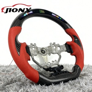 Volant de voiture pour Lexus <span class=keywords><strong>ES</strong></span> IS GS LS NX RX ES200 ES300 ES350 Series, volant personnalisé en fibre de carbone avec LED - Product Image 1