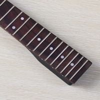 Accessoire de guitare DIY : Manche en érable 22 frettes pour guitare acoustique, avec touche en palissandre noir mat, poignée de guitare modifiée