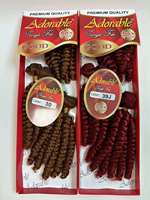 Extensions de cheveux en vrac de qualité supérieure, 6 pièces, ondulations lâches, pour tressage, sans nœuds, tissage de cheveux afro ondulés