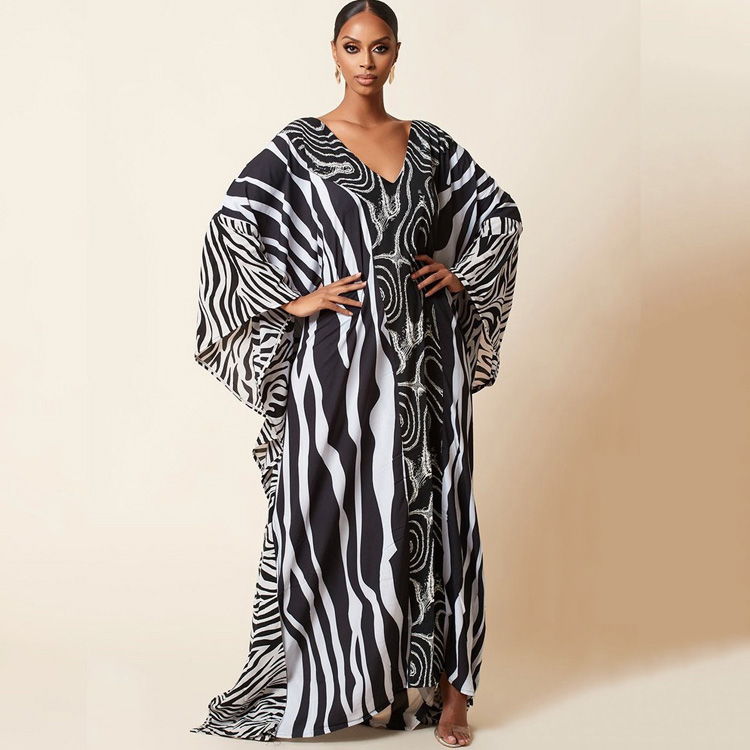 oversized beach dress Oversized Bohemian Beach Cover Up Kaftan main image 1