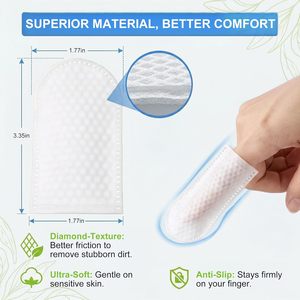 Toallitas de limpieza para mascotas UJoyPlix, 60 unidades, para cuidado dental, manchas de lágrimas y oídos, para perros y gatos - Product Image 5