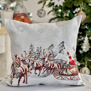 Khăn trải bàn vải lanh họa tiết Giáng Sinh hình chữ nhật 60x126'' chất liệu dày dặn, bền, thân thiện với môi trường, chống bám bẩn, họa tiết mùa thu thu hoạch lễ hội - Product Image 6