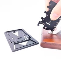 Mini ouvre-bouteille d'extérieur Couteaux et outils pliants en acier inoxydable avec supports en métal