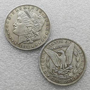 Pièces commémoratives de dollars Morgan des États-Unis (1878-1893), cadeaux, décoration de la maison - Product Image 3