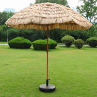Parasol de plage en paille créatif personnalisé de 7 pieds, parasol de plage en paille de raphia portable, parasol de plage hawaïen pas cher, parasol de plage extérieur