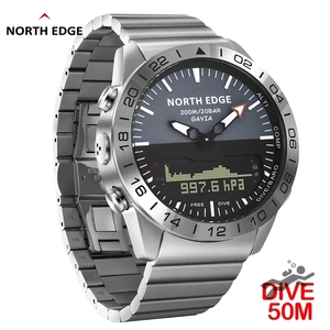 NOVITÀ NORTH EDGE GAVIA Orologio Subacqueo da Uomo, Smartwatch di Lusso in Acciaio, Bussola, Altimetro, Barometro, Orologio <span class=keywords><strong>Digitale</strong></span> Impermeabile 200m - Product Image 2