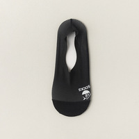 Mesh-Eisseiden-Bootssocken für Damen, Sommer, dünn, unsichtbar, Baumwollsohle, Silikon-Anti-Rutsch, rutschfester Absatz, flacher Zehenbereich, Einzelsocken