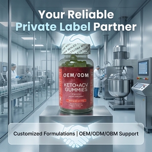 Gummies Keto ACV à la grenade sans sucre, marque privée OEM, pour le soutien quotidien de la santé - Product Image 2