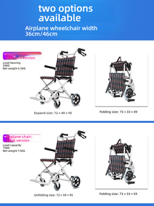 Silla de Ruedas Ultraligera para Personas Mayores, Plegable y Portátil para Viajar, Apta para Niños y Ancianos, Pequeña y Compacta, Fácil de Transportar - Product Image 3