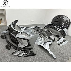 Kit de Carrocería de Fibra de Carbono Forjada Estilo MSY, Parachoques, Capó, Escape, Alerón, Guardabarros para Lambo URUS 2018-2019, Kit de Carrocería Ancha - Product Image 4