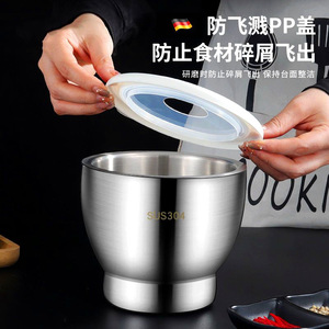 Xierhui Garlic Crusher SUS304 Manual Spice Grinder Kitchen Tool - Product Image 2