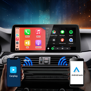 HFMidia Qualcomm Snapdragon 665 12,3 pouces 8 cœurs Carplay Android16 pour BMW Série 5 F10 F11 Lecteurs vidéo de voiture Multimédia central - Product Image 3