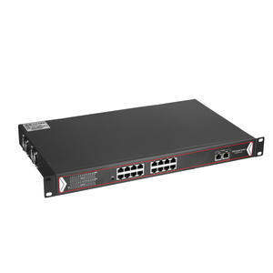 16 puerto de red 10/100/1000 M interruptor de PoE para cámara Ip con <span class=keywords><strong>2</strong></span> puerto Rj45 1000 M - Product Image 5