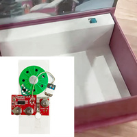 Vente en gros de boîte-cadeau magnétique de 9 pouces de haute qualité paquet cadeau de musique d'accueil de luxe pour faire-part de mariage