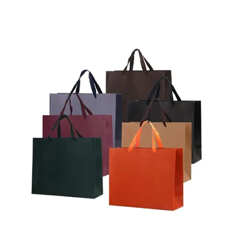 2022 Valentine's Day Wholesale Custom Printing Logo Paper Bag Shopping Gift Bag Kraft Bag For Jewelry Packaging