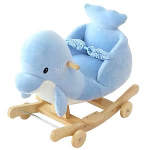 Jouet de poussette à bascule pour enfants <span class=keywords><strong>Lapin</strong></span> blanc en peluche Jouet à roulettes pour enfants - Product Image 2