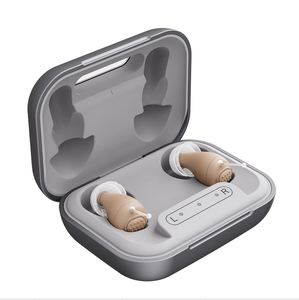 Máy trợ thính kỹ thuật số JINGHAO mini chất lượng cao, sạc lại được, kiểu CIC/ITE, nhỏ gọn, vô hình, dành cho người cao tuổi - Product Image 1