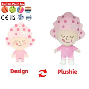 Factory Custom 20cm Plush Doll Custom Lovely Anime Plush Dolls For Girls Kids Mascot