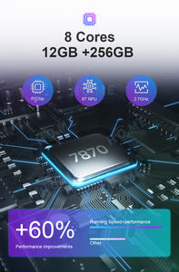 안드로이드 시스템 차량용 GPS 내비게이션 범용 플레이어, 듀얼 스크린 카플레이 스테레오 라디오, 다양한 차종 호환 20인치/23인치 터치 스크린 - Product Image 6