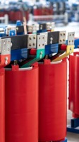 Nem Önleyici 3 Fazlı SCB10 Kuru Tip Dökme Reçineli Trafo 1000kVA 1600kVA Tamamen Bakır Güç Dağıtım Trafosu