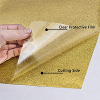 Vinilo Termotransferible con Purpurina, Muestra Gratuita, Gran Venta, Rollo HTV Coreano para Plotter, Película Termotransferible para Camisetas, 1 Rollo de PU para Ropa