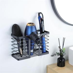 Porte de sèche-cheveux et de <span class=keywords><strong>lisseur</strong></span> sur la porte de l'armoire <span class=keywords><strong>Support</strong></span> de sèche-cheveux adhésif <span class=keywords><strong>Support</strong></span> <span class=keywords><strong>mural</strong></span> pour outils de cheveux chauds - Product Image 5