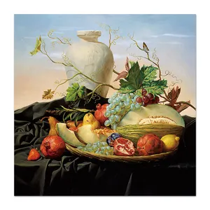 High Quality Realistic Fruit Platter Collection Artwork Still Life Oil Painting