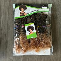 Extensions de cheveux synthétiques tressées en promotion, extensions de cheveux pour tresses africaines, perruque lisse et volumineuse effet chenille pour femmes, vente en gros
